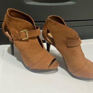 Brown Bootie Heels